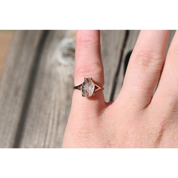 alternative raw diamond engagement ring raw crystal size 4 5 6 7 8 8 9 1… - Picture 7 of 7